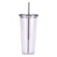 thumbnail image 2 of Vaso de plástico transparente portátil, cerveza, cóctel, té, taza de viaje, jarra de agua, vaso de café, taza para adultos y , vaso aislado de Gris Baoblaze botella deportiva, 2 of 8