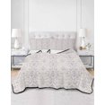 thumbnail image 3 of Boho Purple Pattern Full Size Down Alternative Comforter,Lightweight Comforter Quilt Bedding Set with Pillow Shams Modern Geometric Southwestern Vintage All Seasons Bed Comforter Duvet Insert 78"x90", 3 of 7