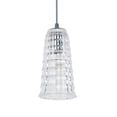 thumbnail image 4 of Aspen Creative 61046 Adjustable One-Light Hanging Mini Pendant Ceiling Light, Transitional Design in Chrome Finish, Clear Glass Shade, 5 1/2" Wide, 4 of 5