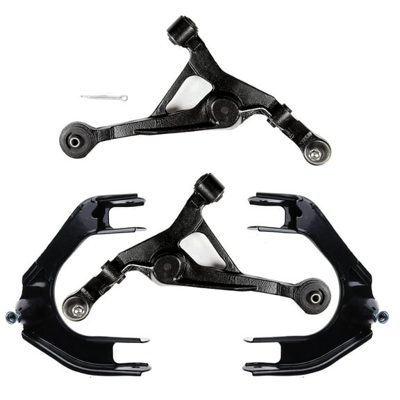 ECCPP Front Lower Control Arm And Ball Joint Front Upper Control Arm And Ball Joint Fit 1995-2006 for Chrysler Cirrus Sebring for Dodge Stratus for Plymouth Breeze 4pcs K7425 K7427 K620241 K620240