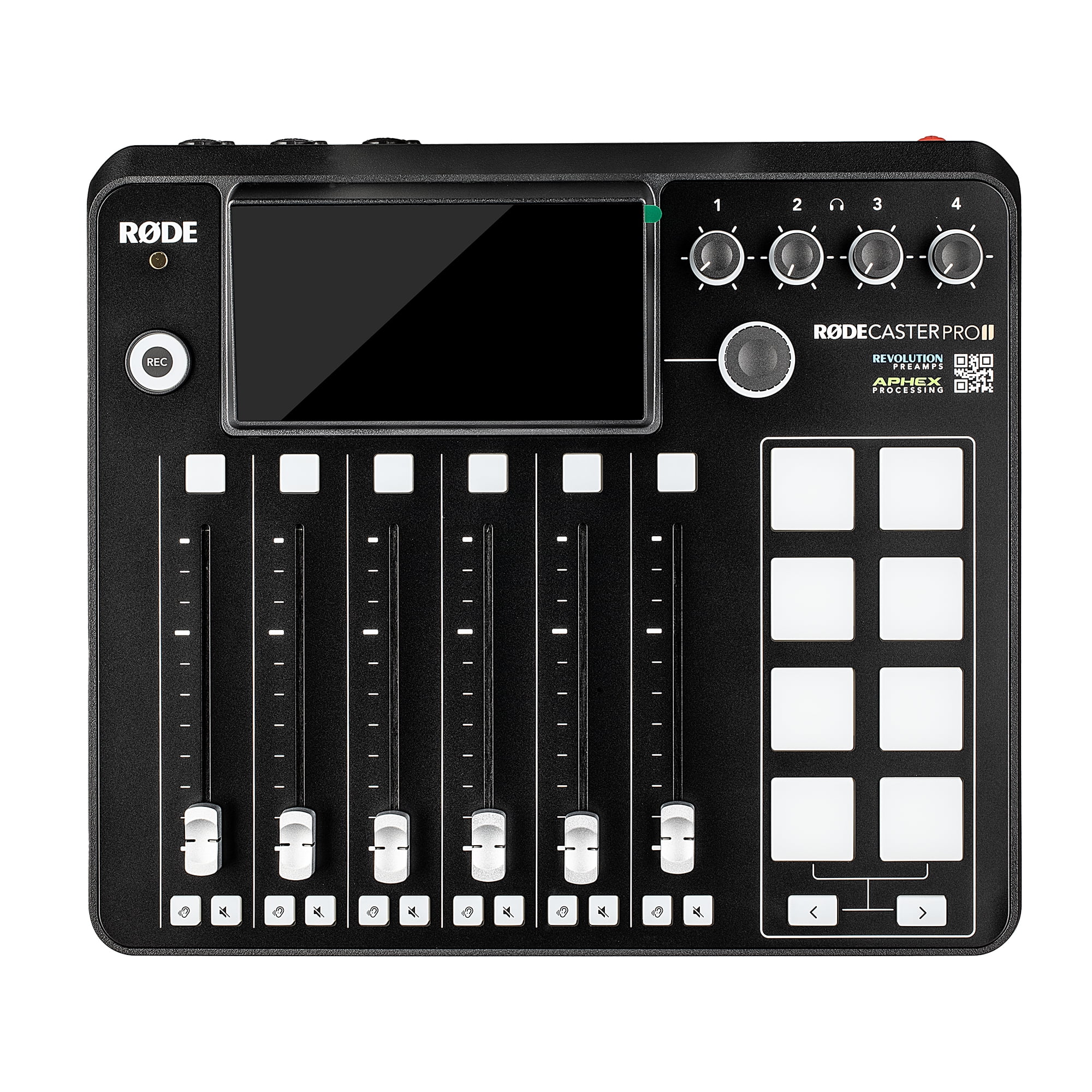 RODE RODECaster Pro II + 64GB Micro SD Memory Card + Cable Ties + 10 Foot XLR + More (Bundle)