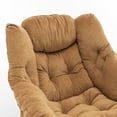 thumbnail image 6 of Lightweight & Easy to Move – Weighing only 31.05 lbs, this lounge chair is easy to reposition as needed, making it versatile for multiple rooms and functions.，Camel, 6 of 9