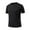Black, variant on Men's T-Shirts Dry Fit Short Sleeve Workout Athletic Casual Gym Running Tee Fishing Tops Rash Guard Shirts