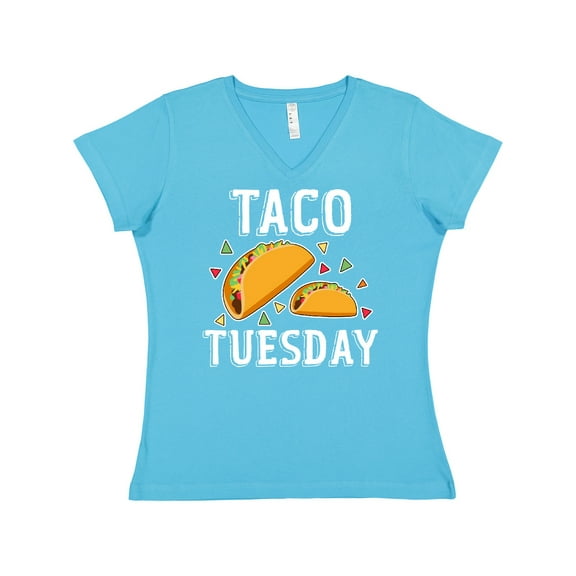 Inktastic Taco Tuesday Women's V-Neck T-Shirt