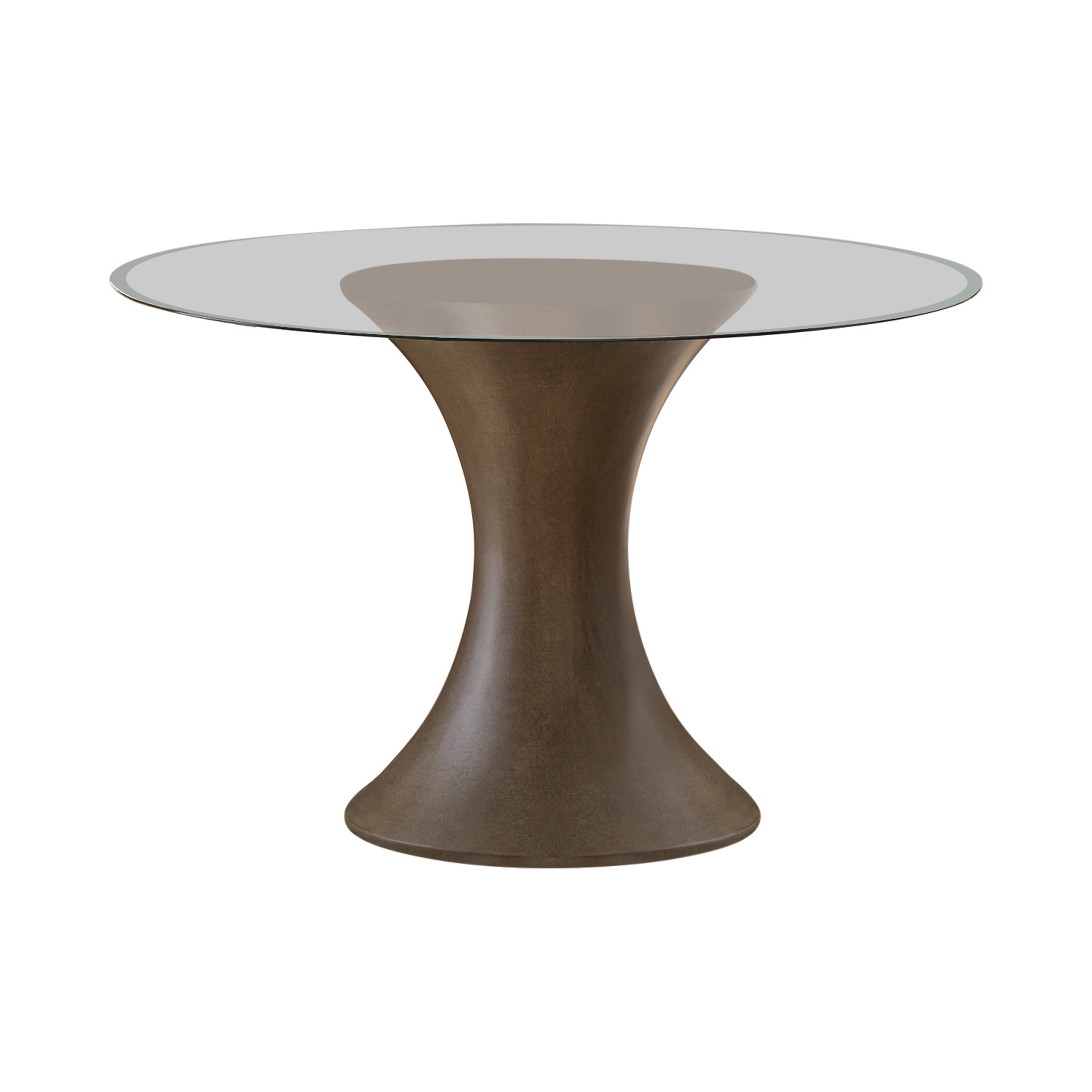 Cullman Hourglass Dining Table Base Bronze