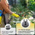 thumbnail image 6 of Uxcell 4-Pack 110 Degree Flat Fan Shaped Spray Nozzles, Plastic 0.6mm Pore Sprayer Nozzle Tips with Spray Wand [Gray], 6 of 7