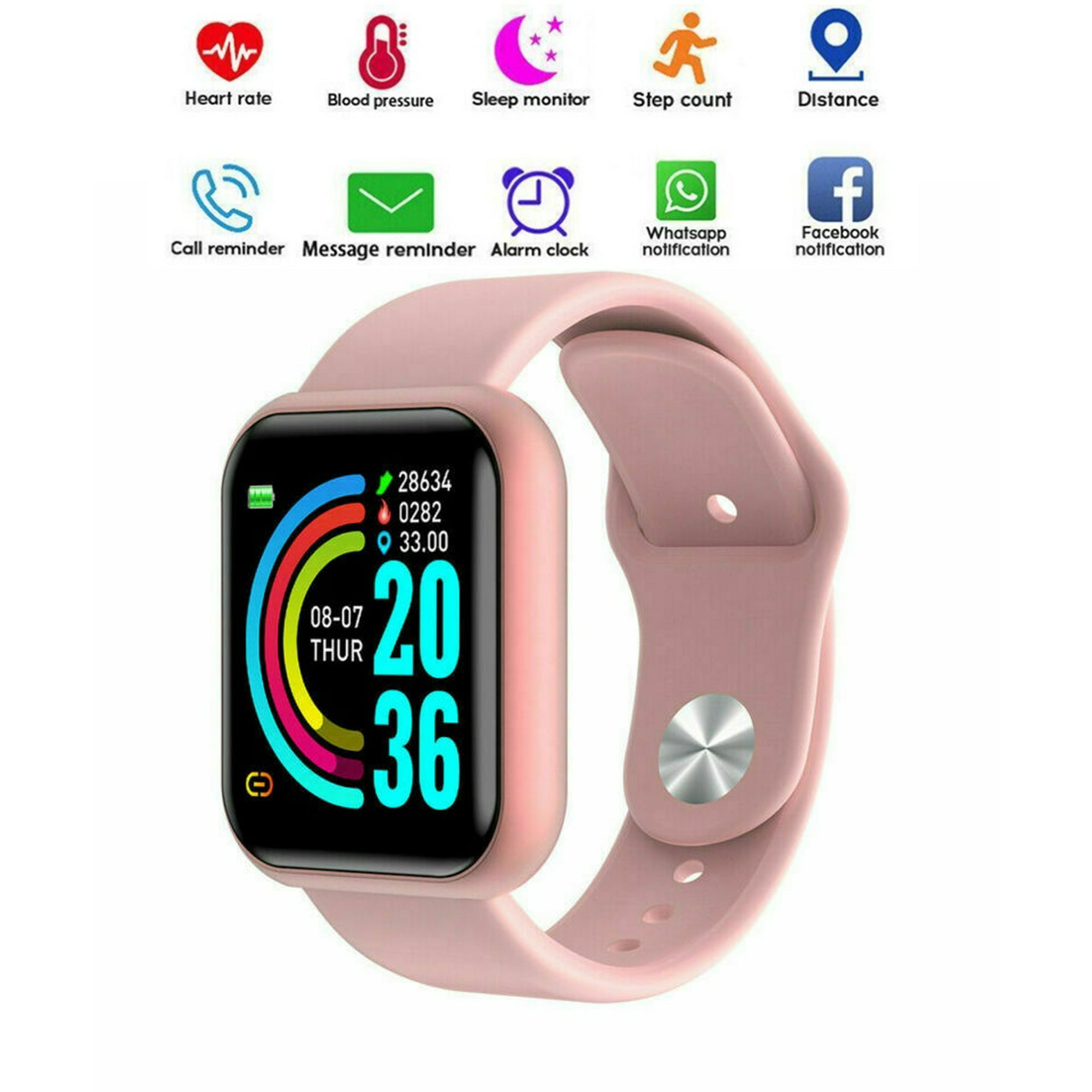 Smart Watch Bluetooth Smartwatch Touch Screen Wrist Watch Waterproof Smart Watch Sports Fitness Tracker