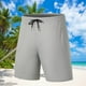 thumbnail image 4 of Pantalones de Cintura Elásticos para Hombre, Nuevo Estilo Corto de Cintura con Cordón de Color Sólido con Bolsillos para Uso Casual Y Al Aire Libre, 4 of 5