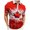Wine, variant on YUEVE Men's Canada Flag Golf Shirts Maple Leaf Short Sleeve Funny Graphic Polo Shirt Sumemr Novelty Button Top Tees