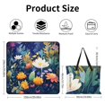 thumbnail image 2 of Cute Colorful Flower Picnic Blanket Waterproof Outdoor Beach Blanket Hand-held Pad Suitable for Travel, Camping, Beach, Family Gatherings, 2 of 7