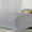 Silver, variant on DNG Creations 1 Piece Solid U Shape Pattern Comforter Ultra Soft 100% Egyptian Cotton, 800 Threads Count 550 GSM All Season - Solid Silver Colour ( Oversized King - Size )