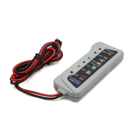12V 6  Light Display Battery Tester Car Alternator Analyzer Diagnostic