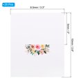 thumbnail image 2 of Uxcell Reserved Table Signs, Tables Tent Blank Card Flowers Tables Tent Blank Card for Wedding, White 25 Pack, 2 of 7