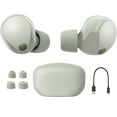thumbnail image 2 of Sony WF1000XM5/S Industry Leading Noise Canceling Truly Wireless Earbuds Silver Bundle with 6 Pairs of In-Ear Earbud Tips and Converter Adapter Type C Adapter, 2 of 11