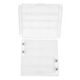 thumbnail image 1 of Raindrops 4Pcs Easy Use Transparent Aaa to Aa Battery Converter Adapter with Storage Box for Batteries, 1 of 8