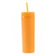 thumbnail image 2 of Tazas portátiles con tapas y s Taza de café Botel de agua Vasos reutilizables de doble capa, para picnics Deportes al aire libre Regalos de naranja Baoblaze Taza de vaso, 2 of 8
