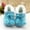 Blue, variant on Unisex Newborn Baby Cotton Booties Stay On Slippers Soft Shoes Non Slip Infant Boys Girls Winter Warm Shoes 0-18M