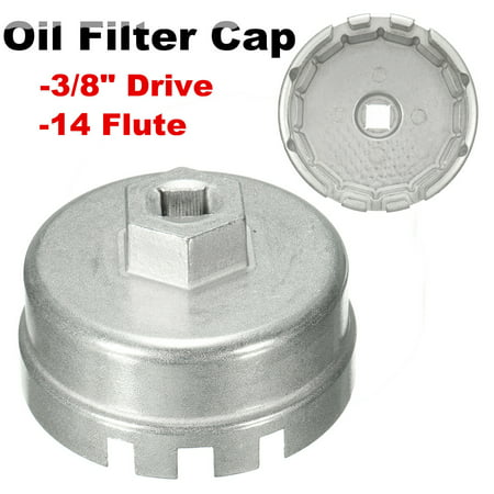 Aluminum Oil Filter Cap Wrench For  Prius Corolla Camry Rav4 Scion  CT200h 4 Cylinder CYL 1800CC - 2000CC Highlander 3/8