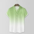 thumbnail image 2 of Oalirro Men's Casual Cotton Button Up Shirt under $10 Short Sleeve Colorblock Tee Shirt, 2 of 5