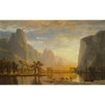 thumbnail image 2 of Albert Bierstadt 24x16 Black Ornate Framed Double Matted Museum Art Print Titled: Valley of the Yosemite (1864), 2 of 5