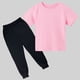 thumbnail image 3 of Conjunto de Pantalones de Dos Piezas de Color Sólido de Manga Corta para Niños con Pantalones a Juego, Traje de Verano Casual para Niños Y Niñas de Uso Diario, 3 of 6