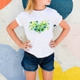 thumbnail image 5 of JIAYUE St Patricks Day Unisex Tops For Kids Boys Girls Cartoon Print Short Sleeve Crew Neck Pull-On Lightweight T Shirt For Kids Seasonal Soft Layering, 5 of 5