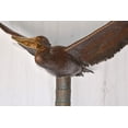 thumbnail image 6 of Nifao Life Size Pelican on a Three Bronze Statue – Garden Outdoor Decor Sculpture, 55"L x 46"W x 60"H, 6 of 9