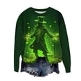 thumbnail image 6 of Unisex St. Patrick's Day Elderly Print Casual Long Sleeve T-Shirt, 6 of 6