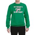 thumbnail image 2 of Wild Bobby My Friend's Fight Is My Fight | Breast Cancer Pink Ribbon Fight Family Support Breast Cancer Awareness Womens Premium T-Shirt, 2 of 6