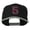 Black Grey, variant on Athletic Number 5 Embroidered Classic Two Tone Cap - Black Red OSFM