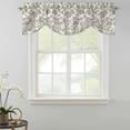 thumbnail image 2 of Spring Flowers Tie Up Valance Curtains for Windows, Kitchen Curtains Window Shades, Farmhouse Sage Green Pastoral Floral Leaf Light Filtering Roman Curtain Valances for Bedroom/Bathroom/Cafe 42"x12", 2 of 9
