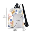thumbnail image 3 of FORMRS Women's Travel Backpack Purse Anti-Theft Hidden Pockets Casual Shoulder Bag, Blue Retro Flower, 3 of 7