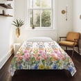 thumbnail image 4 of Pink Flowers Tapestry for Bedroom Wall Hanging Tapestry,Spring Floral Daisy Farmhouse Pastoral Botanical Ceiling Backdrop Tapestries Poster Blanket Wall Decor for Teens Room Living Room 51" x 59", 4 of 8