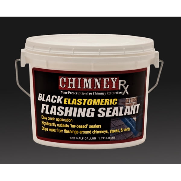 Elastomeric Black Flashing Sealant, 1/2 Gallon