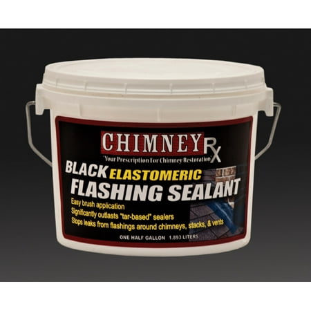Elastomeric Black Flashing Sealant, 1/2 Gallon