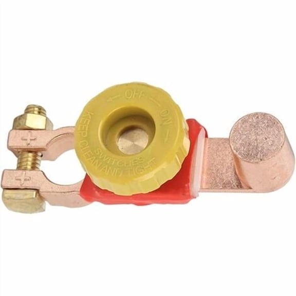Positive Battery Terminal, Battery Master Switch Isolator, Battery Disconnect Switch 6V 12V 24V Power Cut Off Terminal Connector