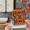 thumbnail image 3 of 120 Piezas Autoadhesivo Mosaico Ladrillo Azulejo Etiqueta 3D Cocina Baño Pegatinas de Pared -10X10cm, 3 of 5