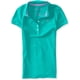 thumbnail image 1 of Aeropostale Womens A87 5 Button Polo Shirt, Verde, X-Large, 1 of 1