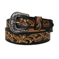 thumbnail image 3 of 36  Western 1-3/4" Tapered Antique Floral Tooled Full-Grain Leather Belt 26RS53T, 3 of 3