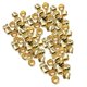 thumbnail image 1 of 100x Collar Bean Cord End Tip Caps Cordones de material cuero DIY Fabricación de Joyas 8x8 Mm, 1 of 6