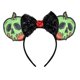 thumbnail image 1 of Diadema con orejas de ratón de Halloween, diseño de calabaza, fantasma, calavera, manzana venenosa, aro para el pelo, lazo brillante, disfraz para mujer (manzana venenosa), 1 of 1