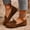 Brown, variant on YOUYEDIAN Loafers for Women Fashion Tassel Deco Slip On Casual Bowtie Design Low Heel Flats Versatile Round Toe Comfy Breathable Walking Shoes
