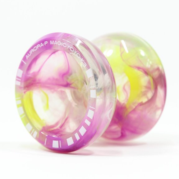 MAGICYOYO K3 AURORA-P Yo-Yo - Responsive / Unresponsive Beginner YoYo (Purple Galaxy)