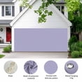 thumbnail image 2 of Pure Lavender Garage Door Cover Banner 7 x 8 FT, Simple Solid Color Garage Door Curtains Backdrop with Grommets for Indoor Outdoor Wall Party Porch Yard Decorations Background, 2 of 9