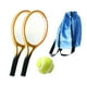 thumbnail image 5 of Paquete de 2-4 mini raqueta de tenis y juego de pelotas, decoración para tartas, tenis en miniatura 1:12 2 piezas, 5 of 8