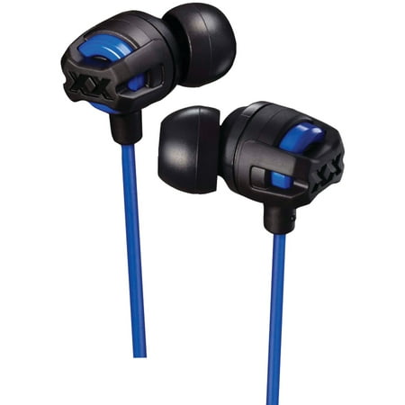 Blue Earbud Covers - JVC HAFX103MA XX Series Xtreme Xplosives Earbuds with Microphone (Blue)