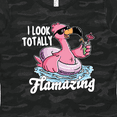 thumbnail image 4 of Inktastic I Look Totally Flamazing with Flamingo in Sunglasses Women's T-Shirt, 4 of 5