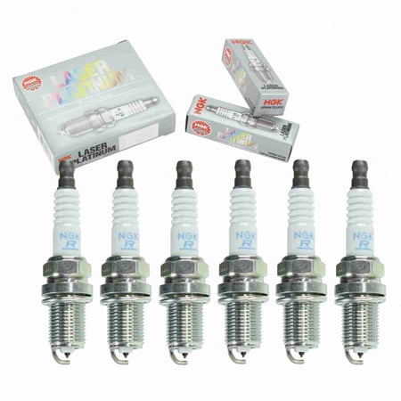 6 pc NGK 6458 Laser Platinum Spark Plugs for 101 000 063 AA 3142 7344 7426 F6DPOR F6KPP332S F7DPP332 FR6DPP332 FR6DPP332S FR7DPP33 FR7KPP33 PK20PR-L11 Ignition Wire Secondary