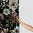 thumbnail image 3 of Shiartex Floral Shower Curtain for Bathroom Set Dark Rose Blossom Flower Boho Victorian Spring Wildflower Vintage Plant Bath Curtain Decorative Polyester Fabric Cloth Waterproof Decor 69x72, 3 of 7