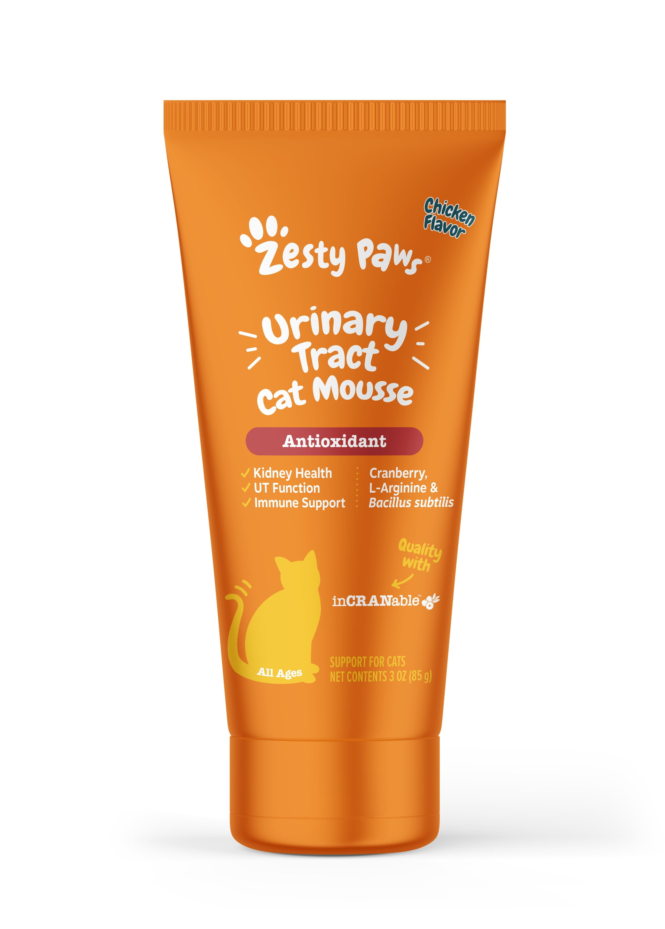 Zesty Paws Calming Mousse with L-Theanine for Cats, Stress Relief